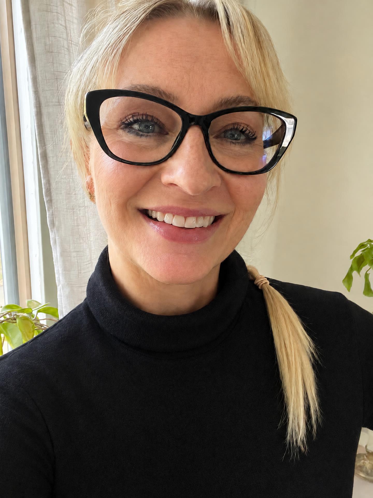 Porträtt av Magdalena som driver VILJA Consulting AB